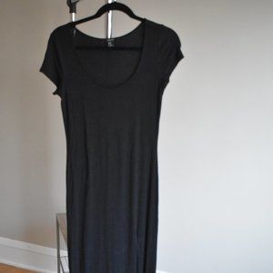 Black stretchy Maxi with Slit Forever 21